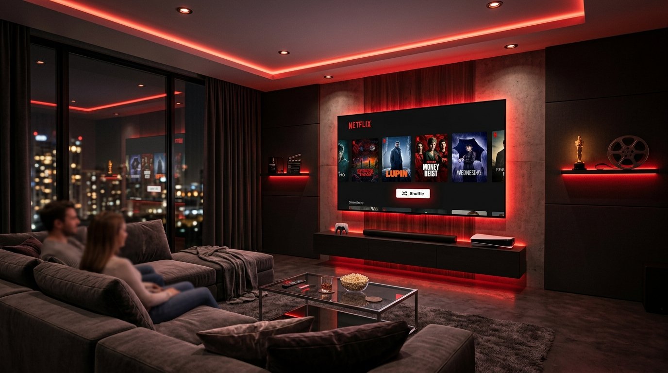Netflix y el botón aleatorio que disminuye el tiempo en la elección de un contenido