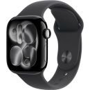 Apple Watch S11 caja de aluminio en jet negro y correa banda deportivo en color negro 42 mm S/M MEQT4LW/A