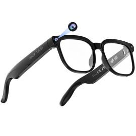 Anteojos de Sol Smart Plunthorn AI 4K Bluetooth - Negro