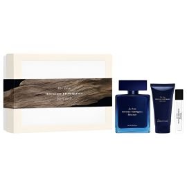 Kit Perfume Narciso Rodríguez For Him Bleu Noir EDP - Masculino 3 piezas