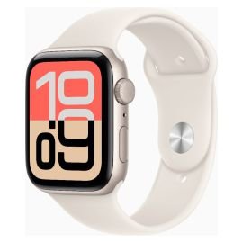 Apple Watch SE 3 GPS 44 mm Caja de Aluminio Starlight con Correa Sport Starlight S/M (MEHG4HN/A)